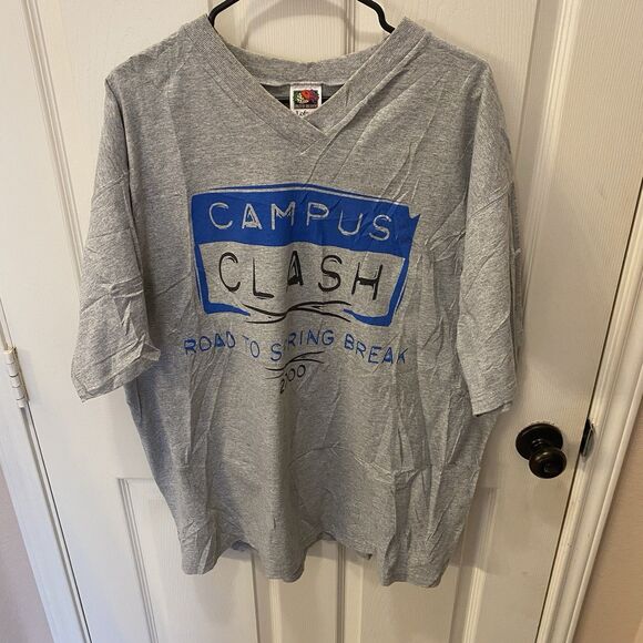 Vintage 2000 WCW Monday Nitro Campus Clash Road To Spring Break Size XL EUC - Picture 1 of 5